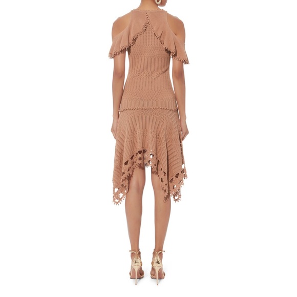 NWT Jonathan Simkhai Crochet Handkerchief Hem Dress Size M - Picture 3 of 7